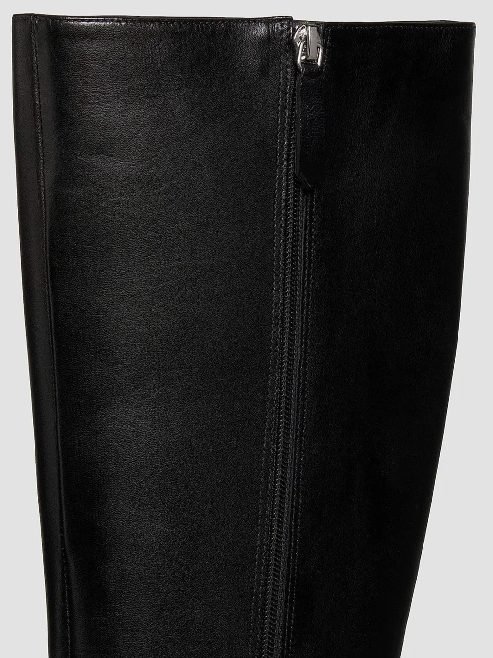 Schultz Raffaela 55MM Leather Knee-High Boots Size 10 B Black NWOB